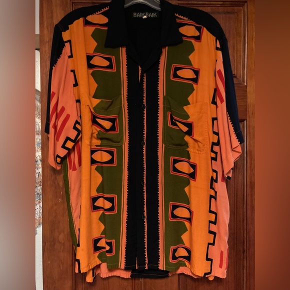 Original Vintage Baik Baik Men’s Shirt from Bali - Picture 1 of 6